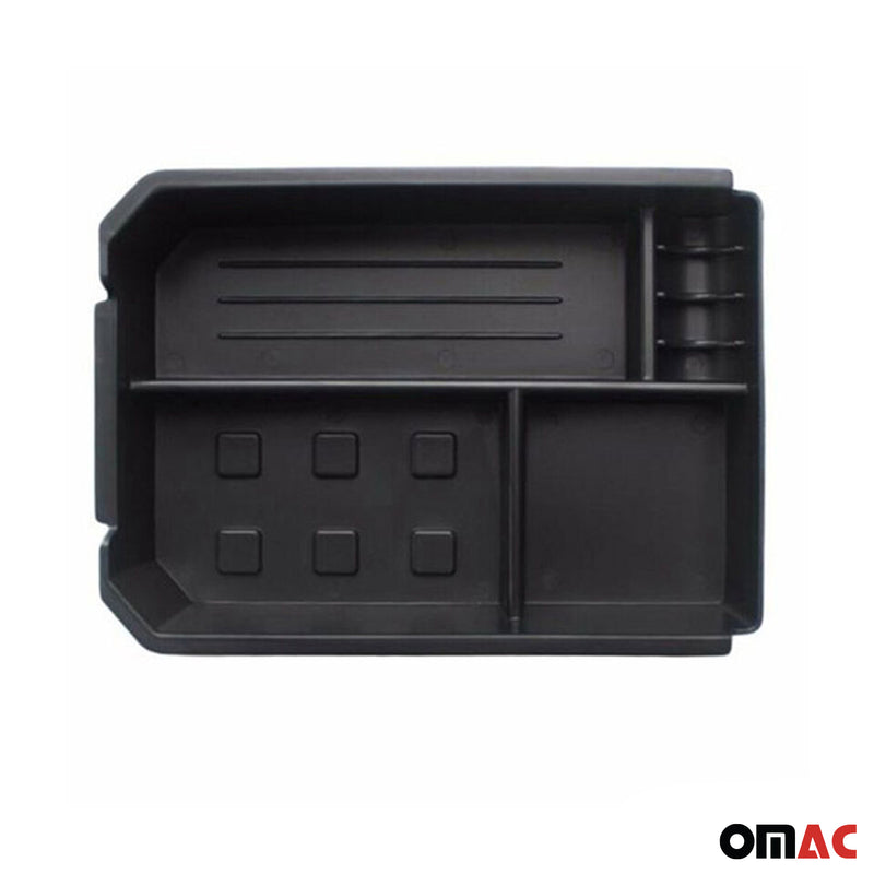 Box portaoggetti centrale per bracciolo Toyota RAV4 2013-2018 ABS Nero 