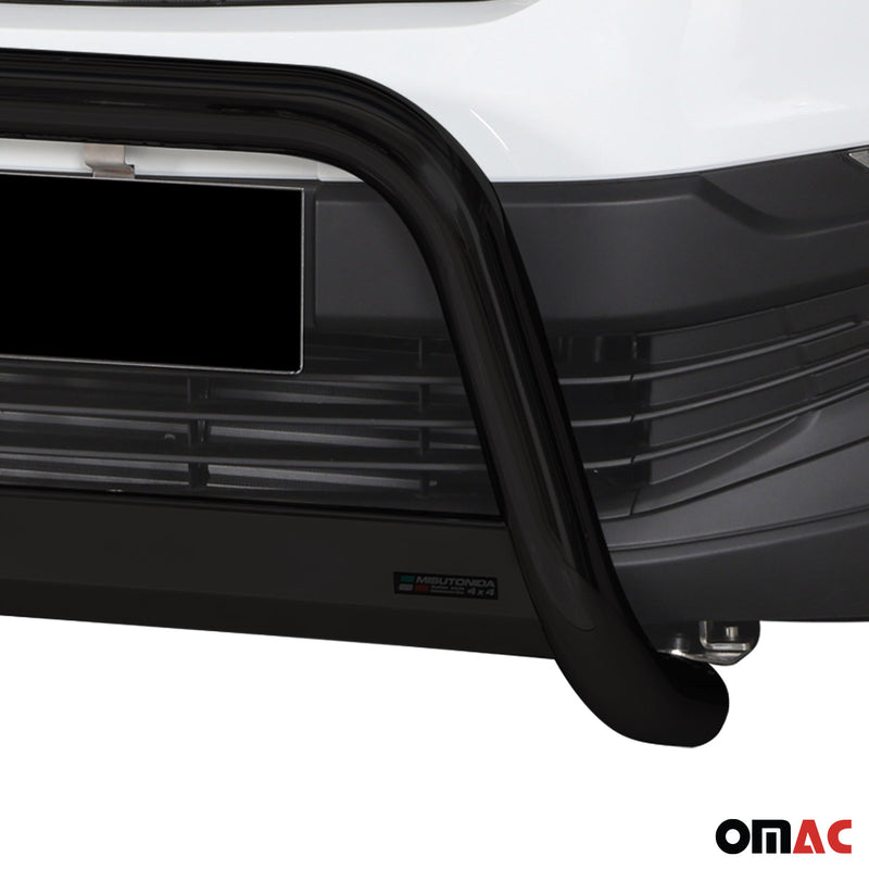 Frontbügel Frontschutzbügel für Fiat Talento 2016-2021 Schwarz Edelstahl ø63 mm