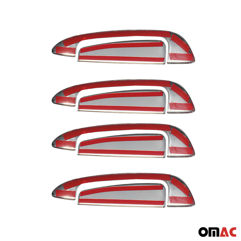 Copri maniglia porta, copri maniglia porta per Fiat Grande Punto 2005-2009 in acciaio inox 8 pezzi 