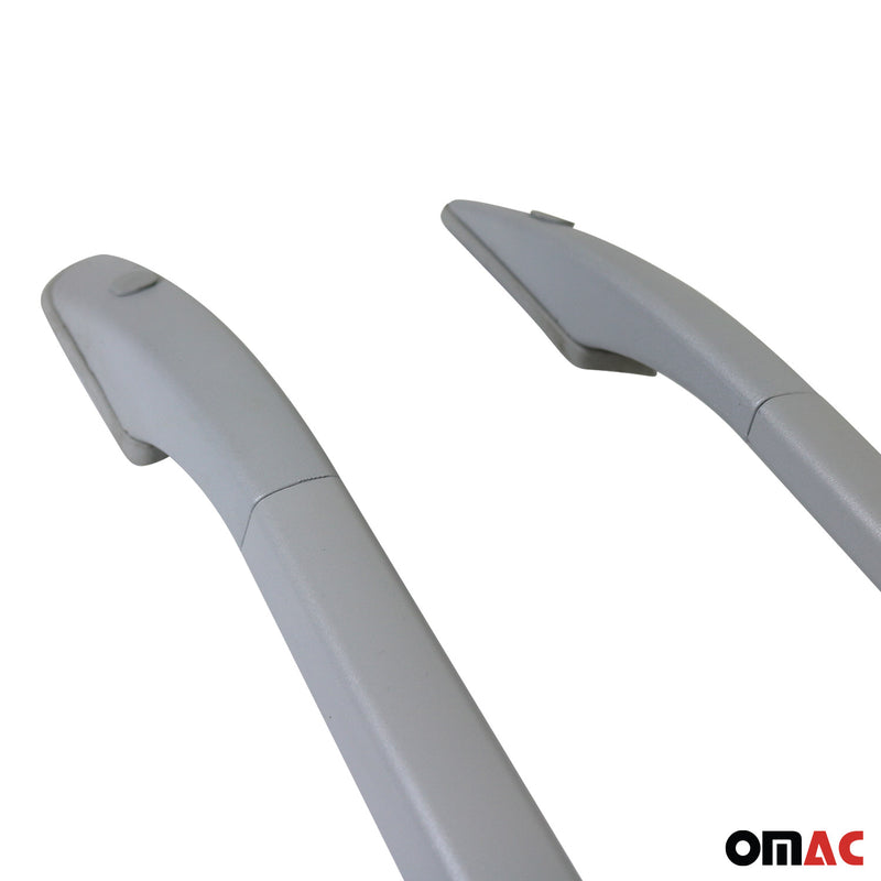 Dachreling Relingträger Alu für Isuzu D-Max DoubleCab 2012-2019 Alu Silber 2x