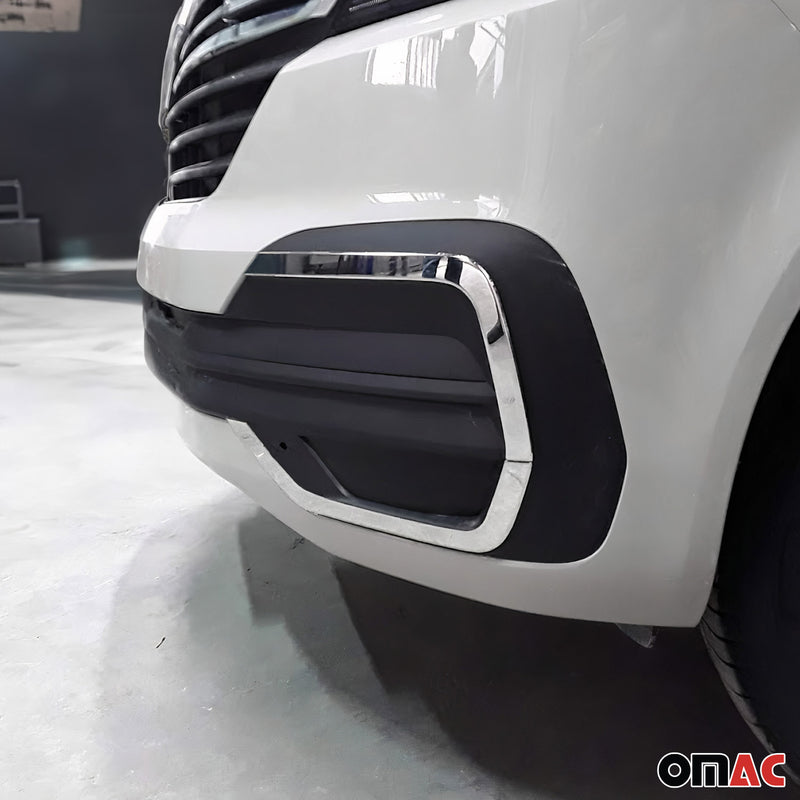 Cornice per fendinebbia per VW T6.1 Transporter 2019-2024 cromata 4x