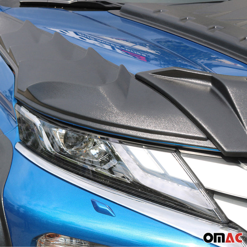 Spoiler posteriore alettone posteriore labbro posteriore per Mitsubishi L200 2019-2025 ABS Nero 3 pezzi 