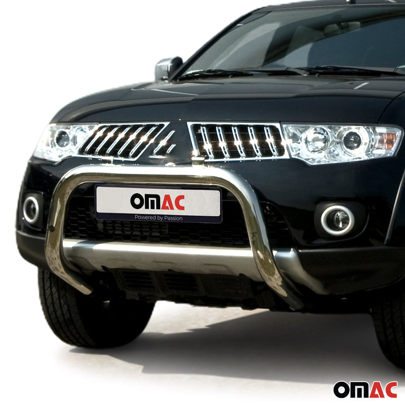 Protezione anteriore per Mitsubishi L200 2006-2009 con ABE Silver 