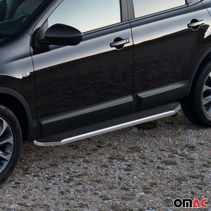 Minigonne laterali per pedane laterali per Nissan Qashqai J10 2006-2014 ABE Alu