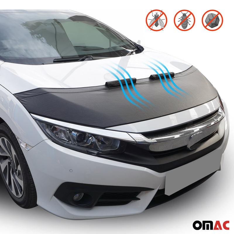 Protezione cofano in pietra per Renault Talisman 2016-2025 Nero Metà