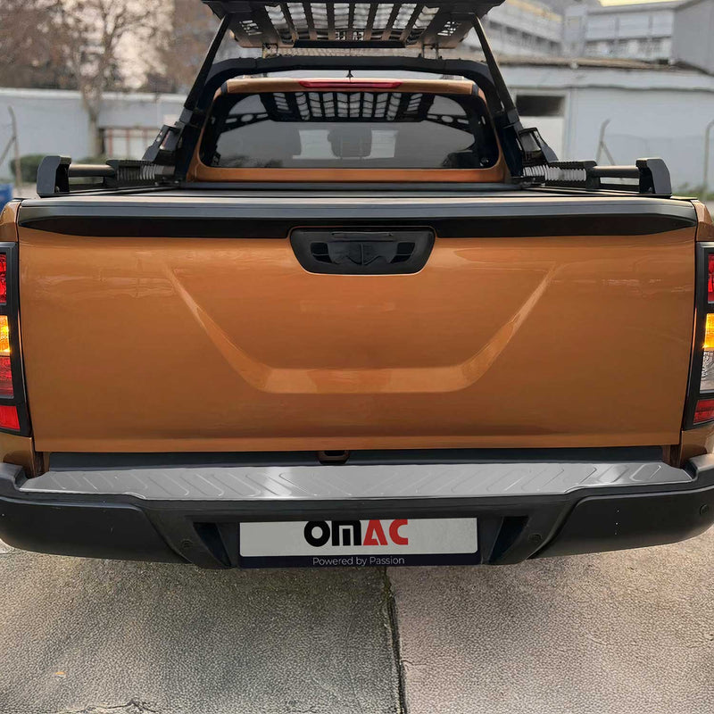 Protezione paraurti per soglia di carico per Nissan Navara 2016-2025 Cromata Spazzolata 