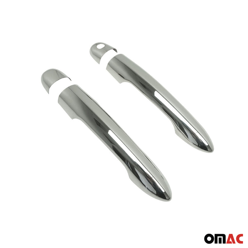 Copri maniglia porta, copri maniglia porta per Renault Clio 2005-2013 2 porte in acciaio inox 4x 
