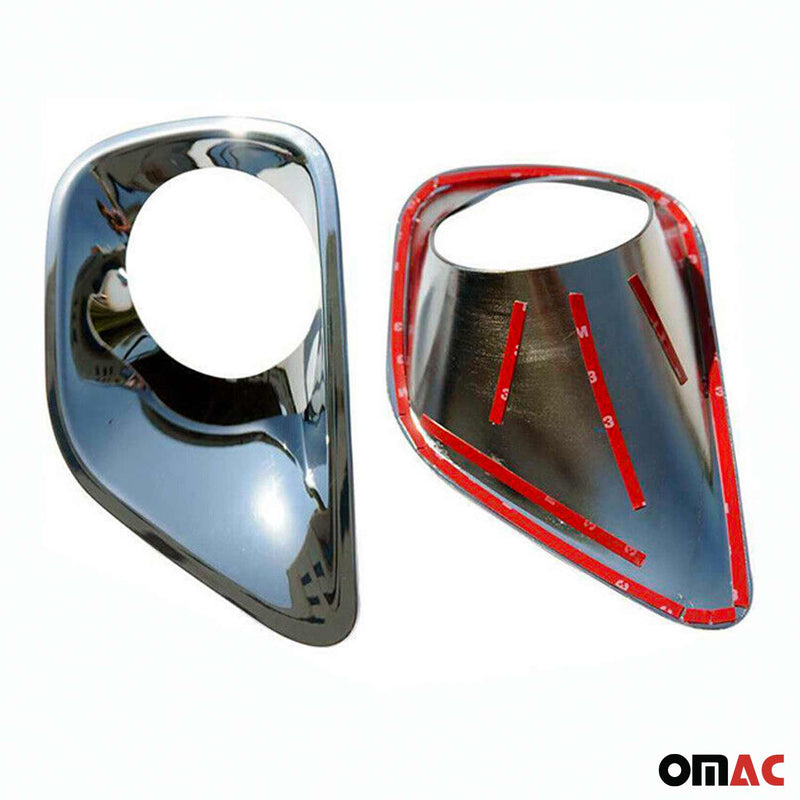 Cornice per fendinebbia per Toyota RAV4 2012-2020, ABS cromato, argento, 2 pezzi