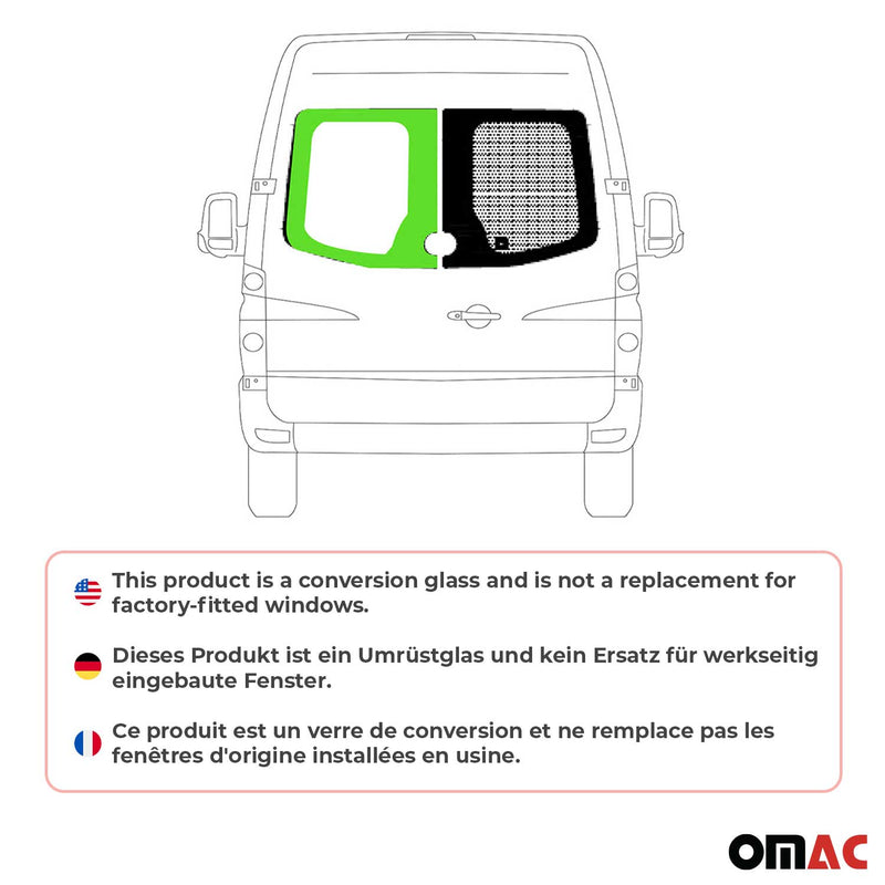Lunotto posteriore a battente per VW Crafter 2006-2017 L1 L2 L3 L4 Sinistro