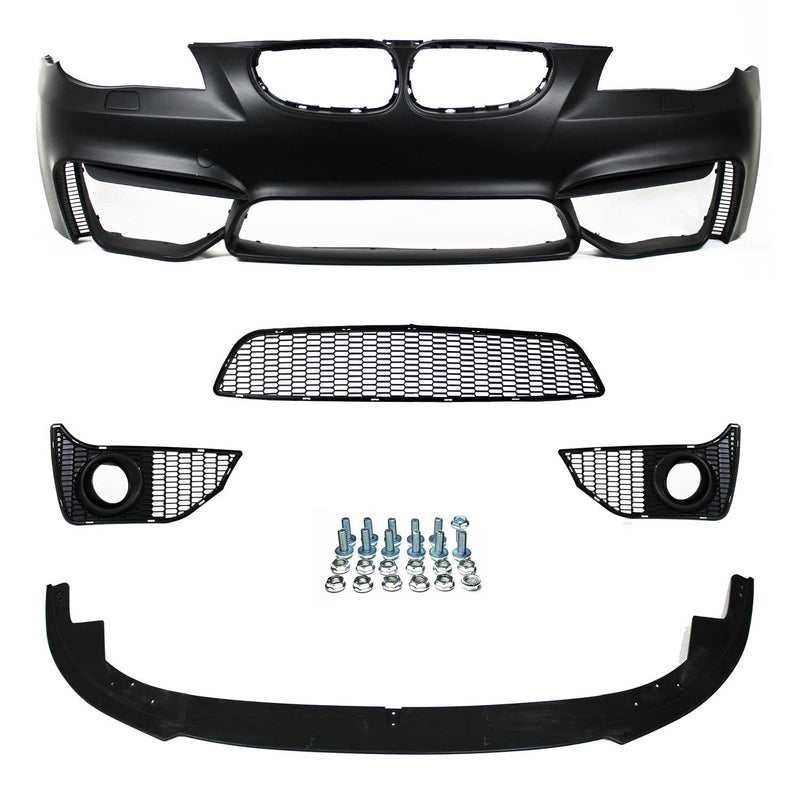 Paraurti JOM per BMW E60 Limo 2003-2010 / E61 Touring 2004-2010 Nero 1 pezzo