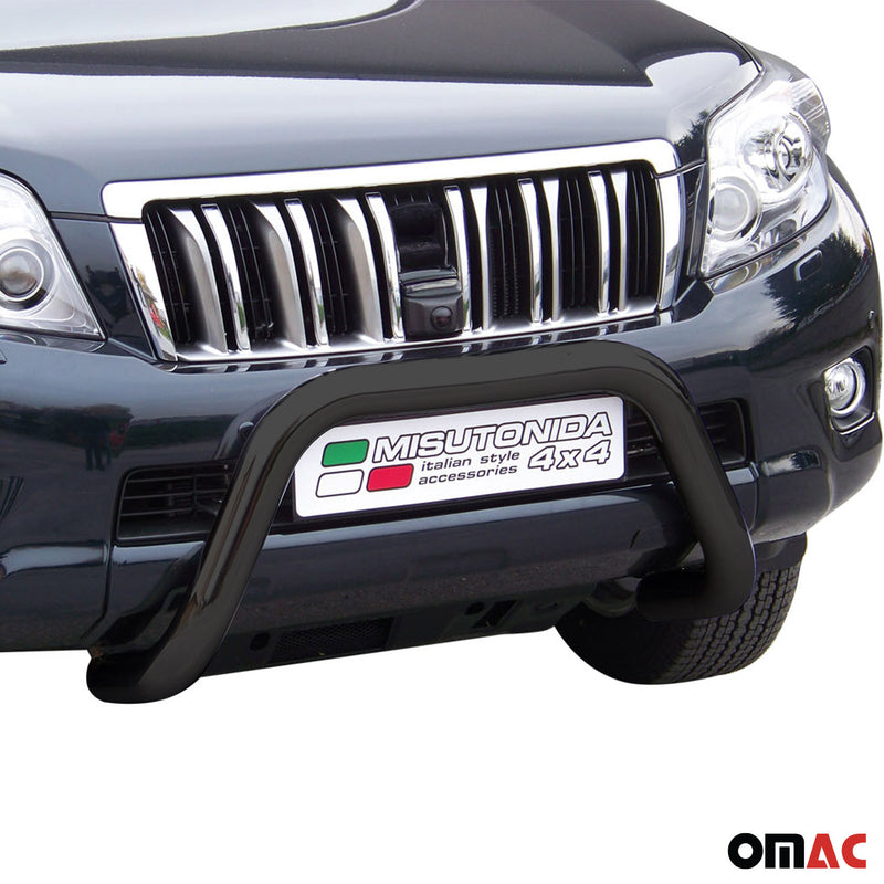 Barra di protezione anteriore per Toyota Land Cruiser Prado J150 2009-2013 ø76 Nero 