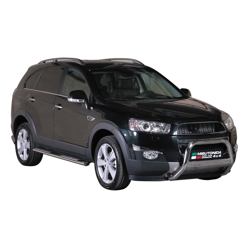 Barra di protezione anteriore per Chevrolet Captiva 2011-2016 ø63mm acciaio argento