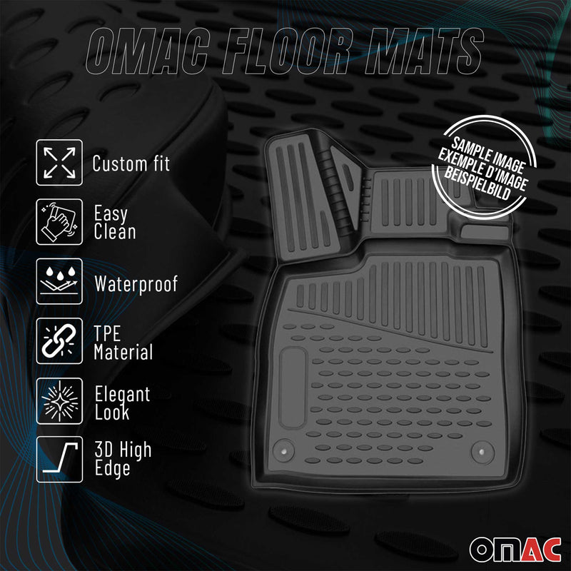 2002-2008 Ford Fiesta Fußmatten TPE Schwarz 4 tlg