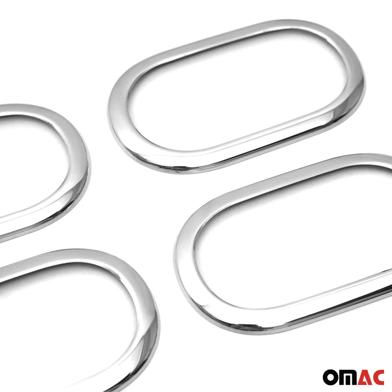Copri maniglia porta, copri maniglia porta per Renault Modus 2004-2012, acciaio inox argento, 4 pezzi 