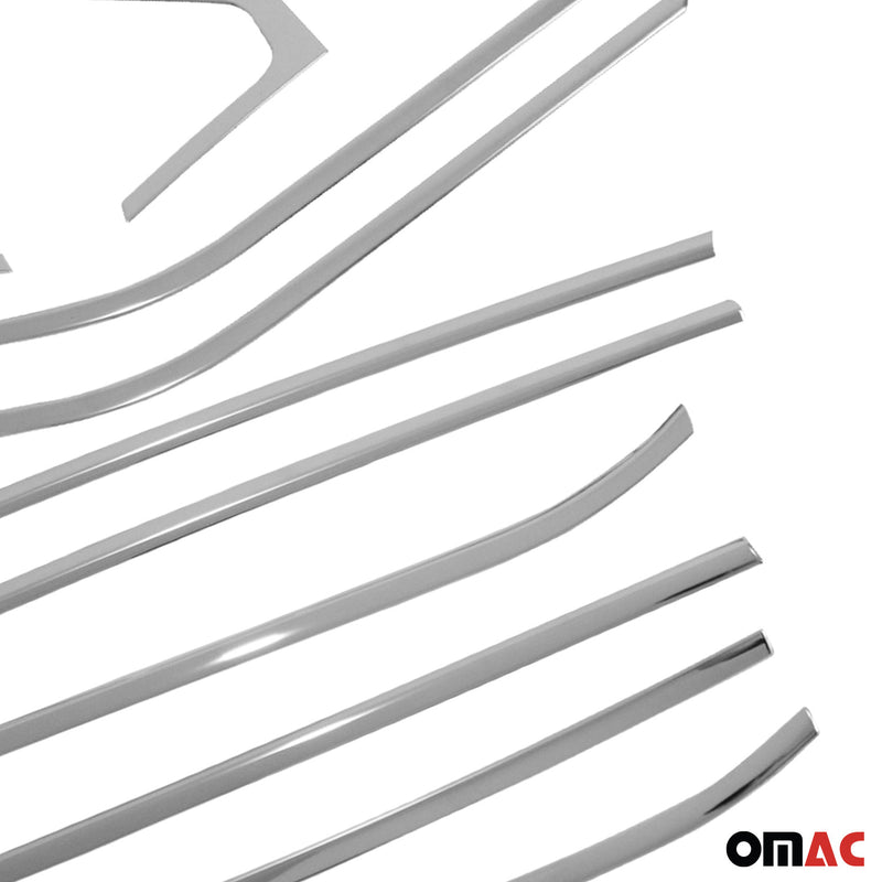 Strisce decorative per finestrini per Nissan Juke 2021-2025 in acciaio inox cromato, 10 pezzi