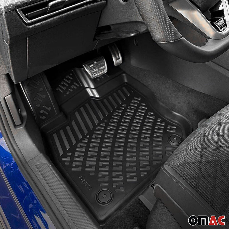 Tappetini tagliabili in TPE neri per Mercedes CLS Classe C218 Coupé 2011-2017, 4 pezzi