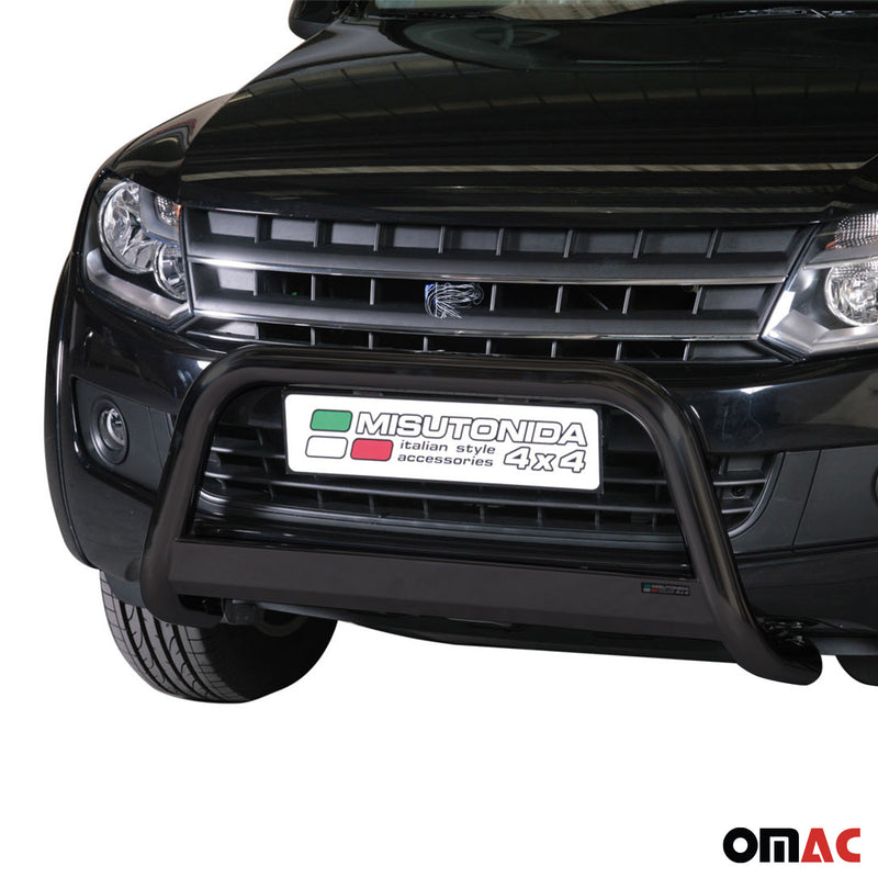 Barra di protezione anteriore per VW Amarok Trendline 2010-2016 ø63 acciaio nero 