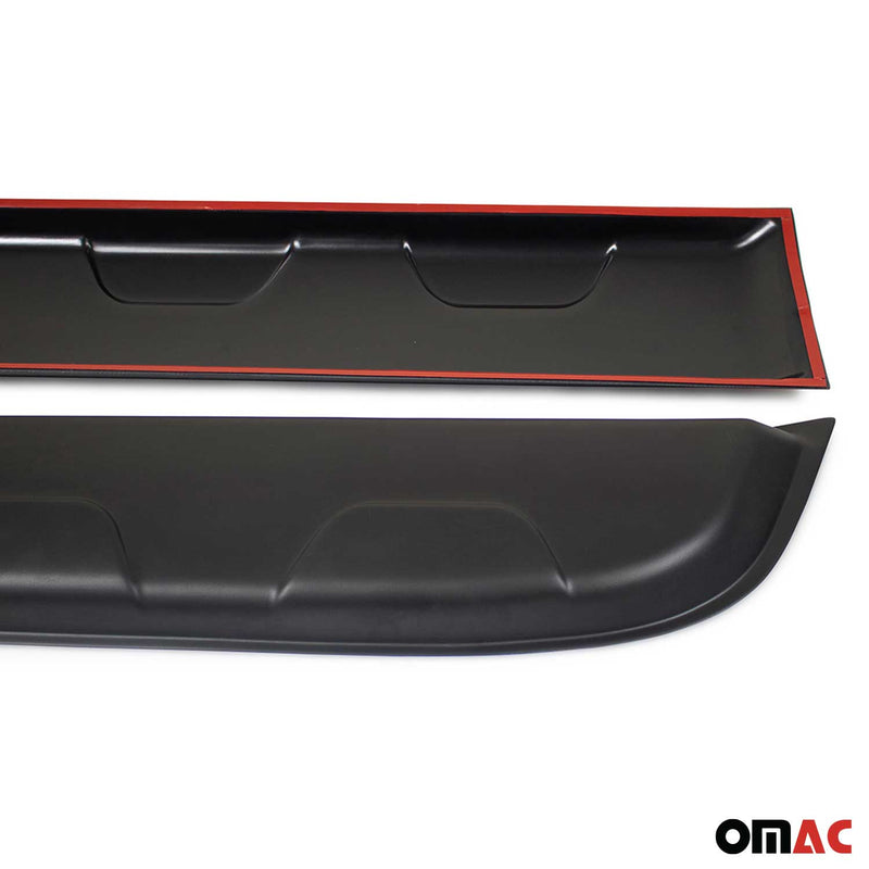 Strisce di protezione laterali per portiere 4x per Dacia Duster 2010-2018 ABS Nero 4 pezzi 