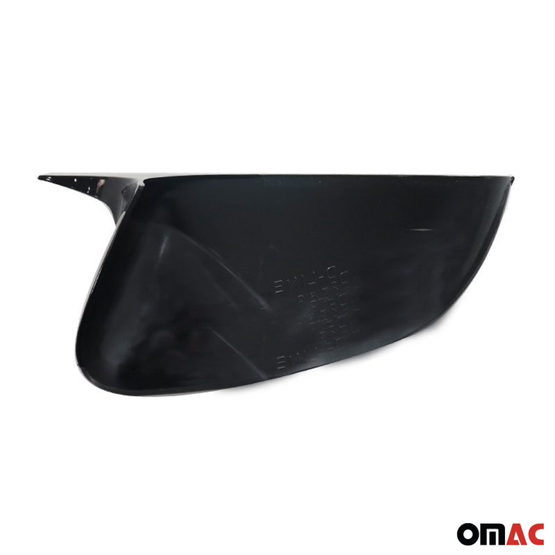 Calotte specchietti retrovisori per Kia Rio 2011-2017 ABS nero lucido 2 pezzi