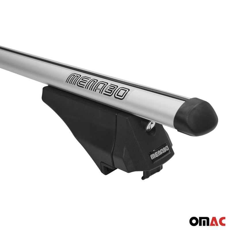 Portapacchi Menabo in alluminio argento per Volkswagen Passat (B9) station wagon del 2025