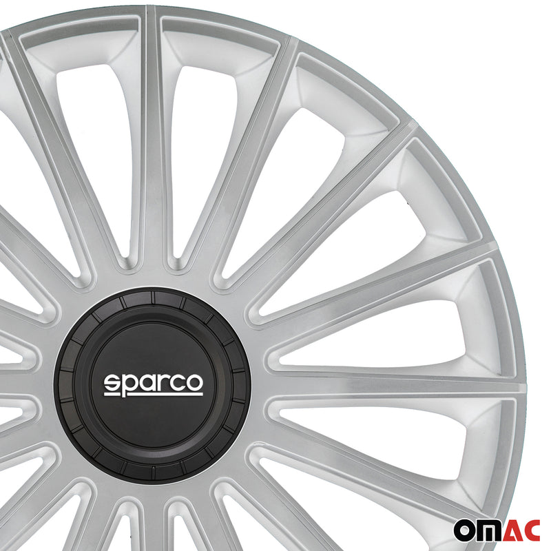 Coprimozzi Sparco 16 pollici argento Treviso 4 pezzi