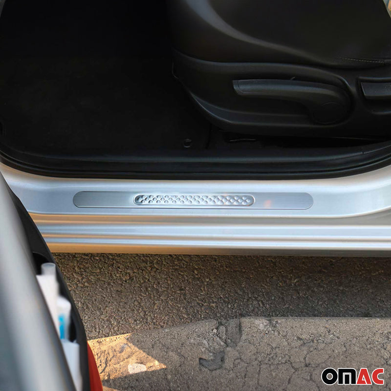 Soglie delle porte per Opel Mokka/Mokka-e 2020-2025 acciaio inox argento