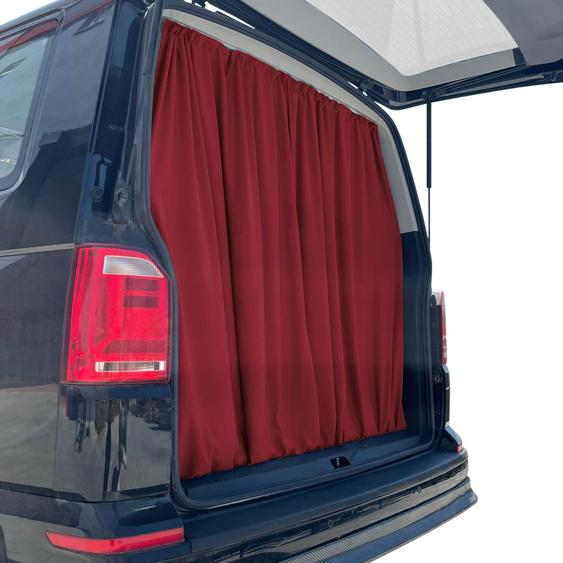 Tendine parasole per portellone posteriore per VW Grand California H2, rosse, 2 pezzi