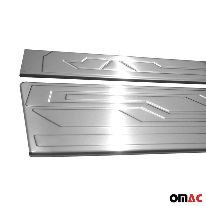 Soglie delle portiere per Ford Transit Tourneo Custom 2012-2024 Cromate 3x