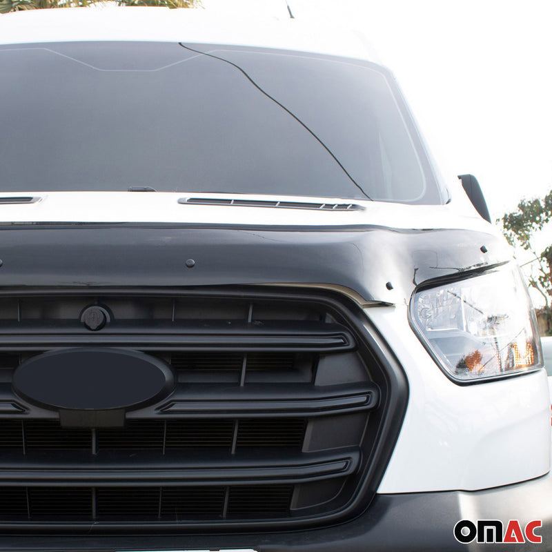 Deflettore cofano protezione insetti e pietre per Ford Transit 2020-25 scuro
