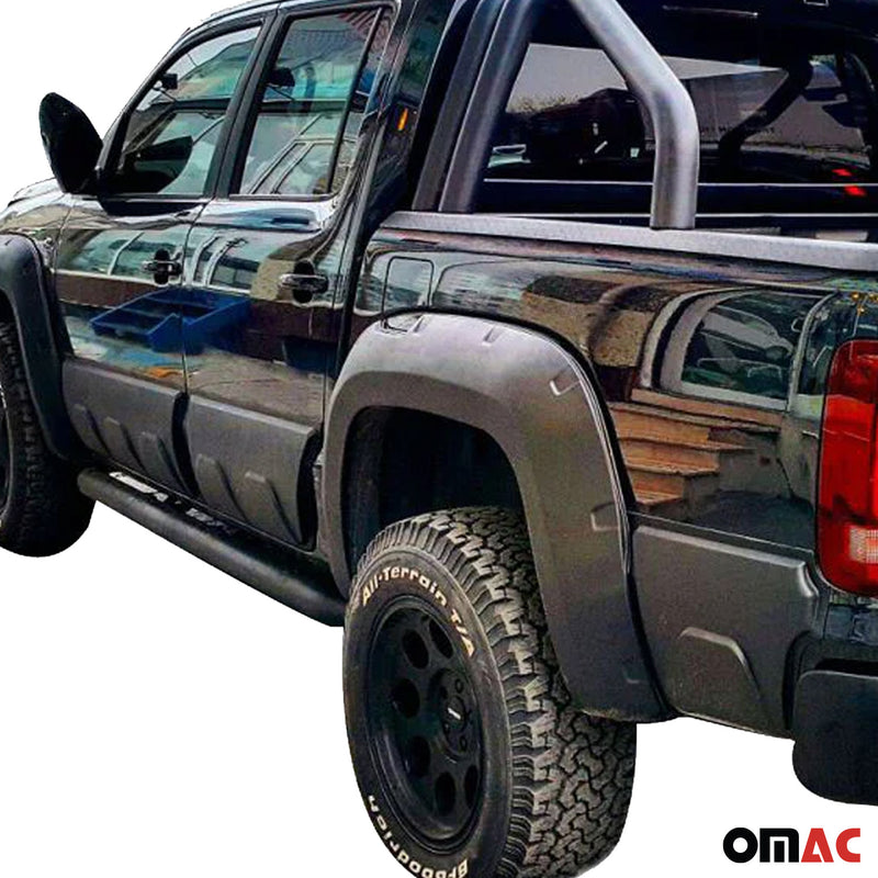 Protezione laterale passaruota per VW Amarok 2010-2021 Parafango Bodyguard Nero 6 pezzi