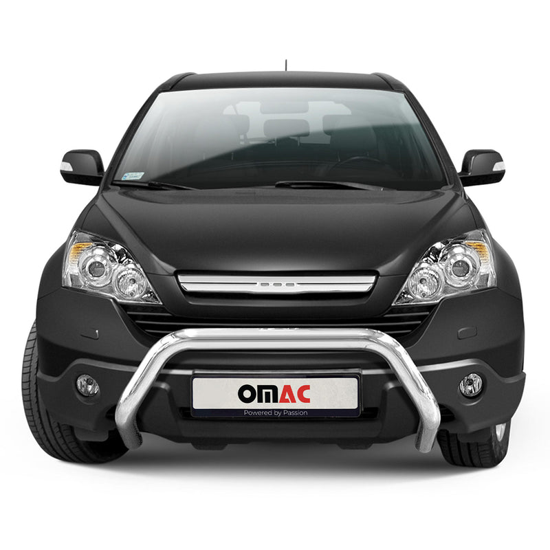 Protezione anteriore per Honda CR-V 2006-2009 con ABE acciaio argento