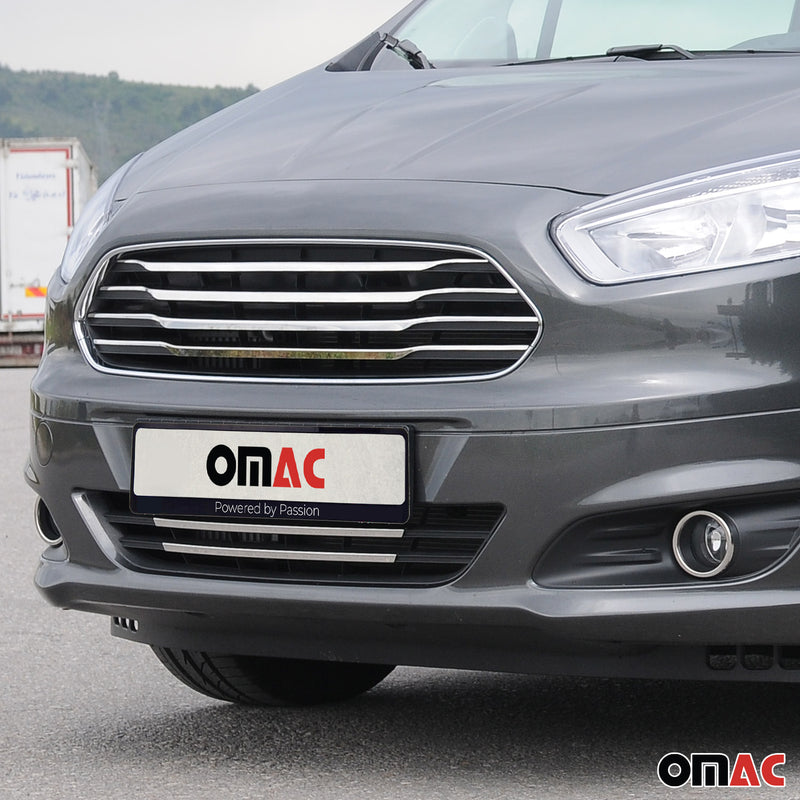 Kühlergrill Leisten Frontgrill für Ford Tourneo Connect 2015-2021 Chrom 4x