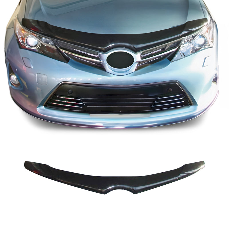 Deflettore cofano protezione insetti per Toyota Auris 2012-15 scuro 