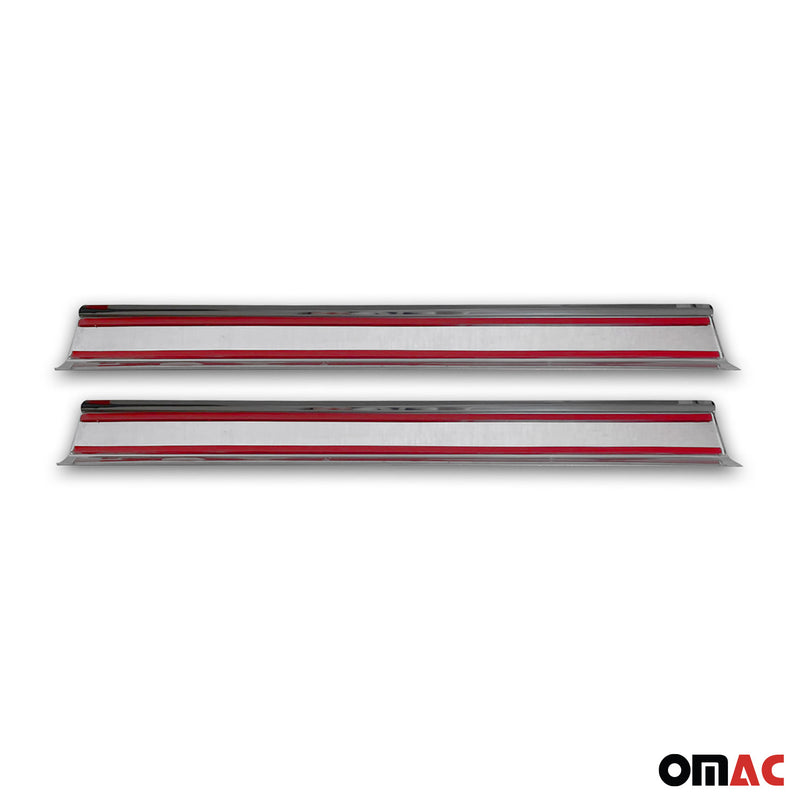 Soglie porte Edition per BMW Serie 5, Serie 6, Serie 7, Serie 8, acciaio inox 2x