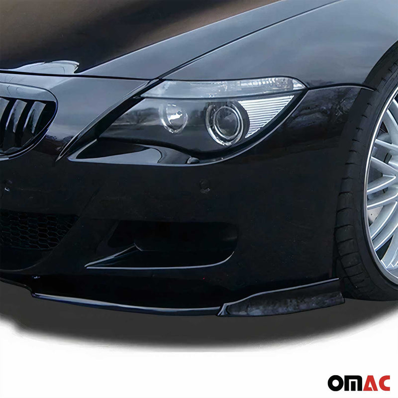 Spoiler anteriore Vario-X PU nero per BMW Serie 6 E63 2004-2010 