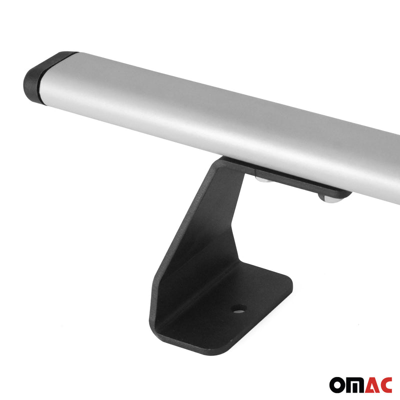 Portapacchi da tetto per VW Multivan T7 2022-2025 Acciaio Argento 2 pezzi