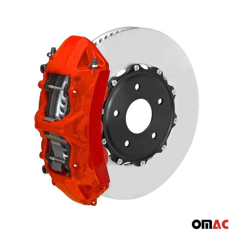 Vernice per pinze freno OMAC, vernice per pinze freno, set di vernici per auto Texas Red Matt