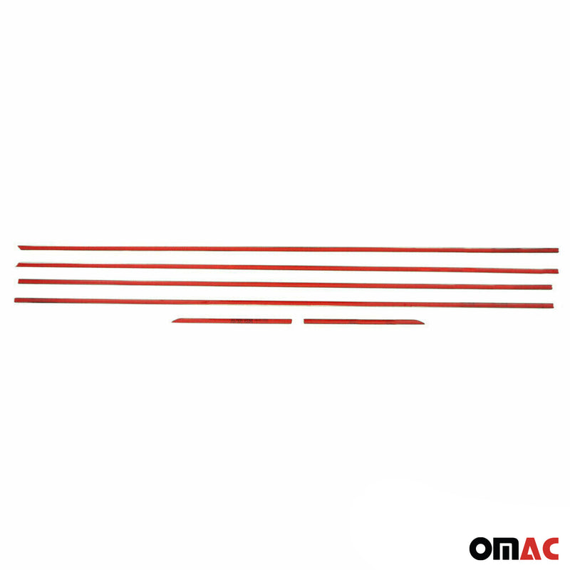 Strisce decorative per finestrini per Toyota Land Cruiser Prado J150 2009-2023 Cromate 