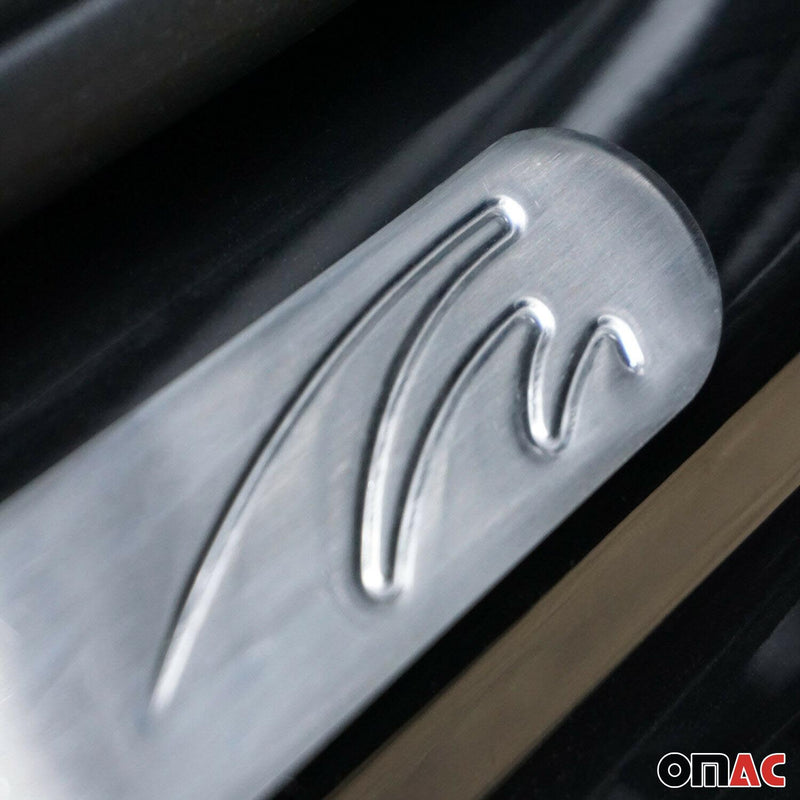 Soglie porte per Renault Latitude Talisman in acciaio inox argento 4x 