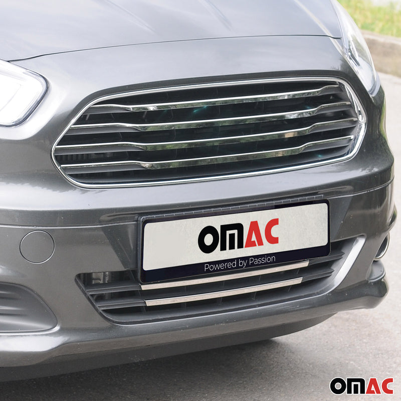 Kühlergrill Leisten Frontgrill für Ford Tourneo Connect 2015-2021 Chrom 4x