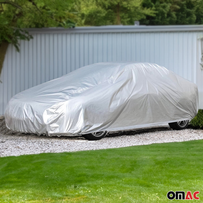 Auto Schutzhülle Vollgarage Ganzgarage Abdeckplane für MPV Autos Grau Klein