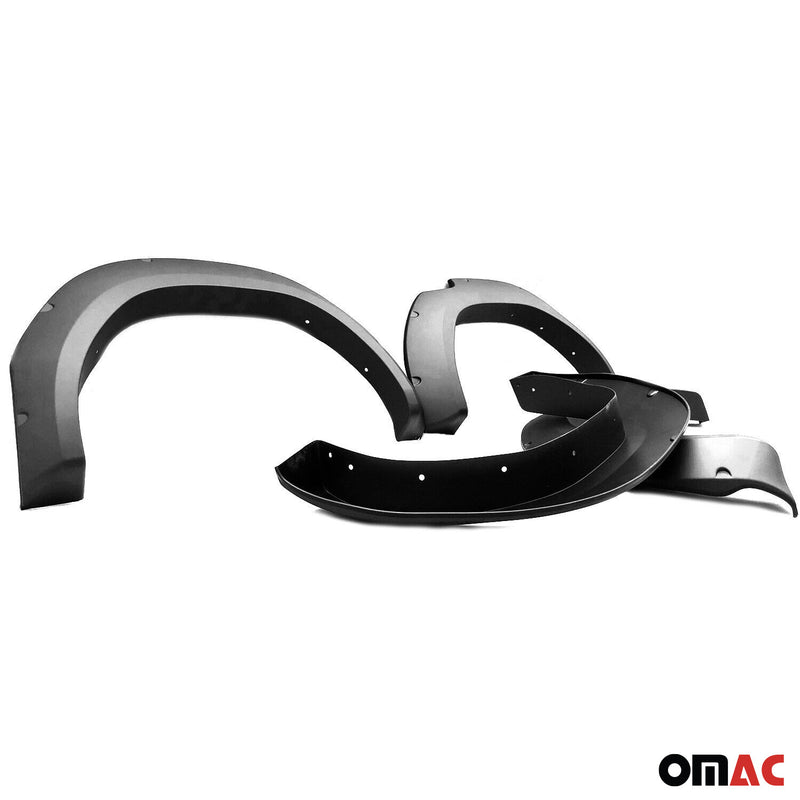 Parafanghi allargati per passaruota per Toyota Hillux 2015-2020 ABS argento 4 pezzi