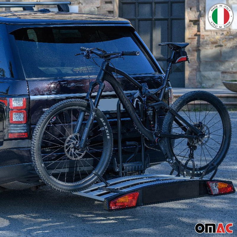 Portabiciclette gancio traino E Bike 2 bici