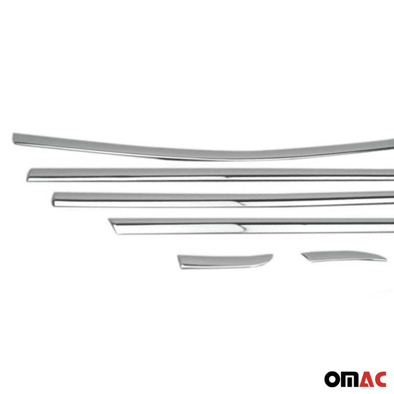 Listelli decorativi per finestrini per Renault Clio Hatchback in acciaio inox cromato 8 pezzi 