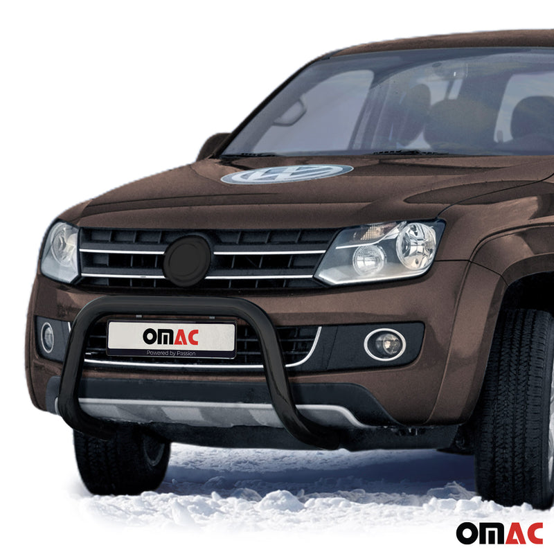Protezione anteriore per VW Amarok 2016-2021 con bull bar nero ABE