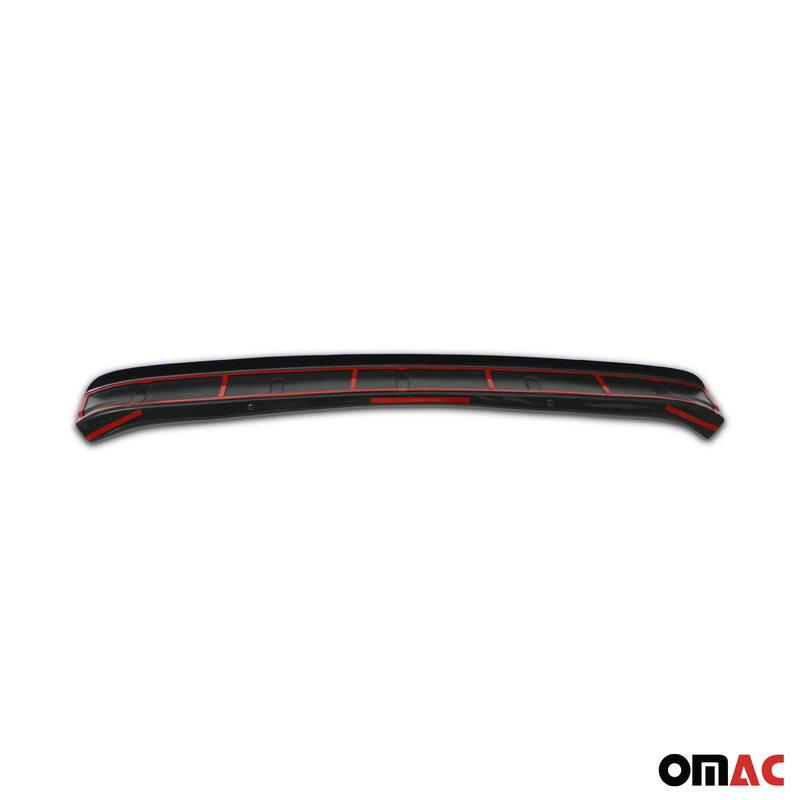 Protezione paraurti per soglia di carico per Dacia Duster 2010-2017 Acrilico Nero 1 pz