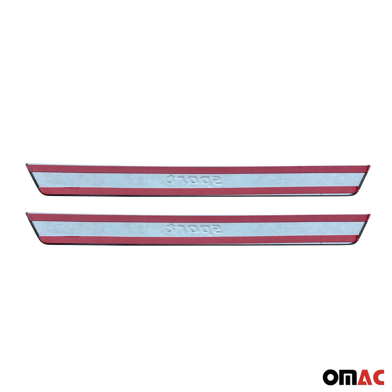 Soglie porte Sport per VW CC ID.3 ID.4 Eos Fox Cromate Spazzolate 2x 
