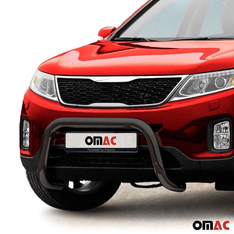 Protezione anteriore in acciaio per Kia Sorento 2012-2015 con ABE Nero 