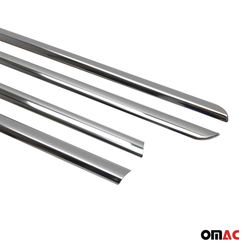 Modanature per finestrini, telaio finestrino per Opel Astra H 2004-2009 in acciaio inox, 4 pezzi