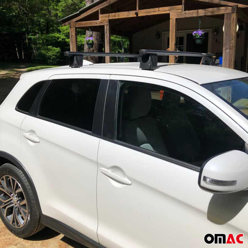Menabo Dachträger Grundträger für Subaru XV 2011-2018 Querträger ABE Alu Grau
